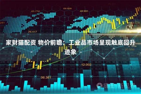 家财猫配资 物价前瞻：工业品市场呈现触底回升迹象